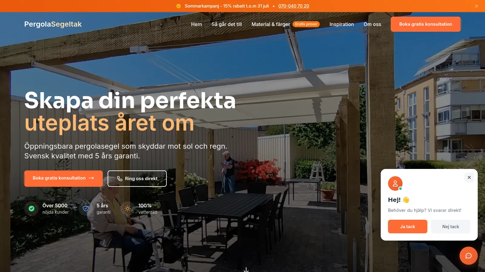 Pergola & Segeltak
